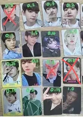 Exo photocard sell 엑소 크림소다 포카 양도합니다